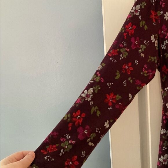 Lane Bryant Long Sleeve Scoop Neck Fit Flare Hacci Top Size 18 / 20 NWT - Picture 4 of 10